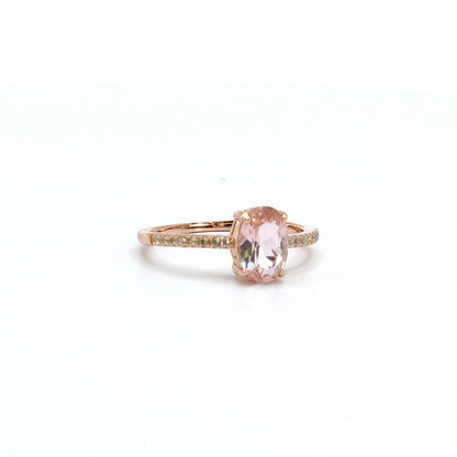 Olivia - Rose Quartz Ring