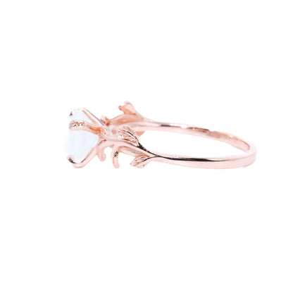 Belle  - Rainbow Moonstone Ring