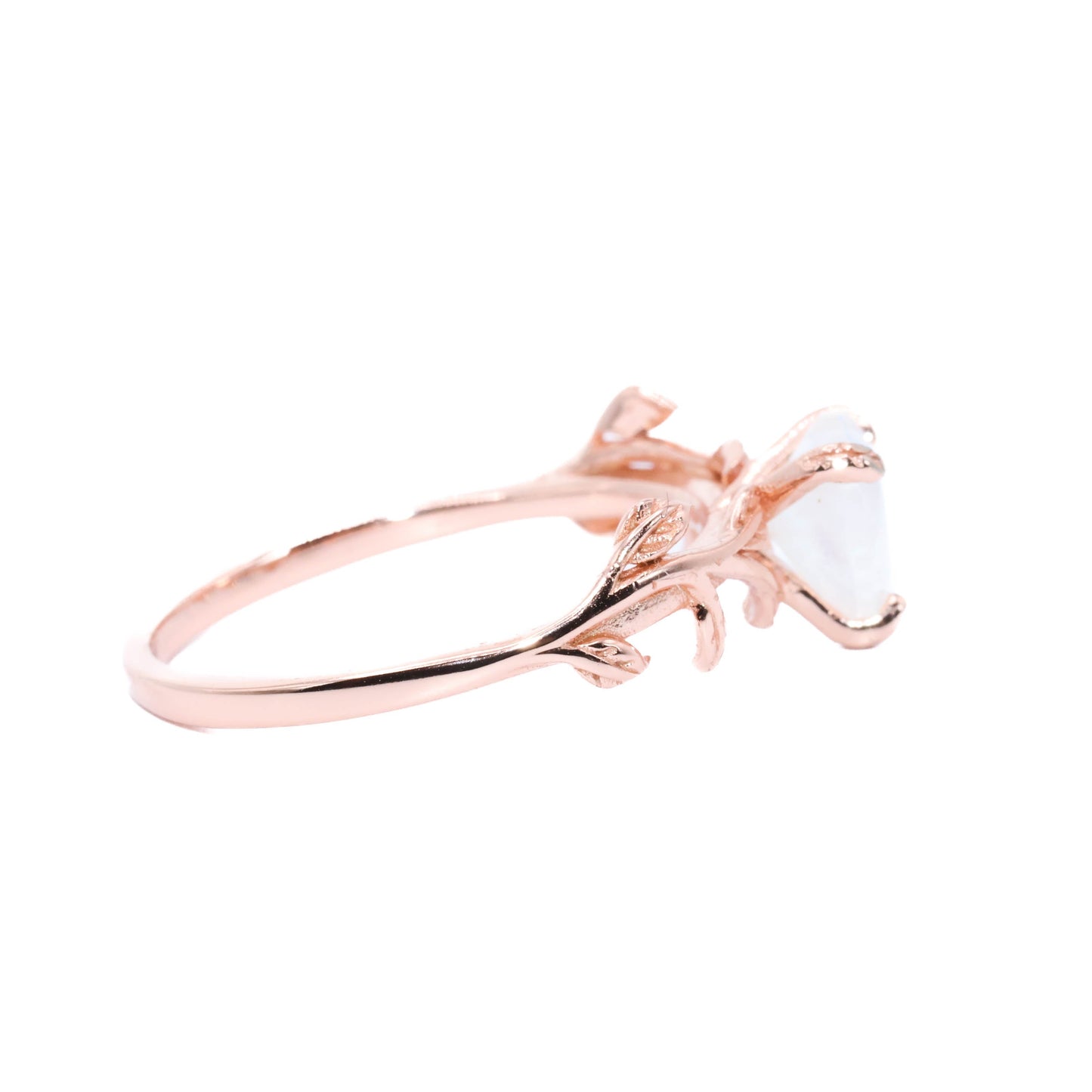 Belle  - Rainbow Moonstone Ring