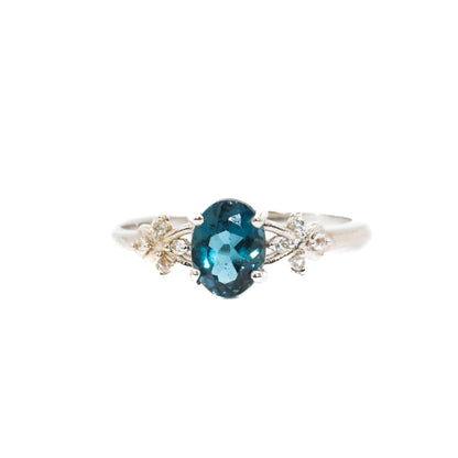 Athena - London Blue Topaz Ring