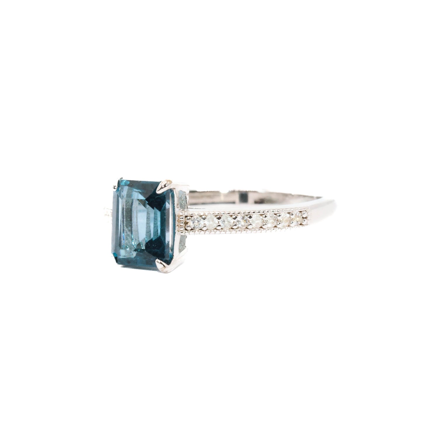 Diana - London Blue Topaz Ring