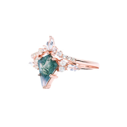 Erin - Moss Agate Ring