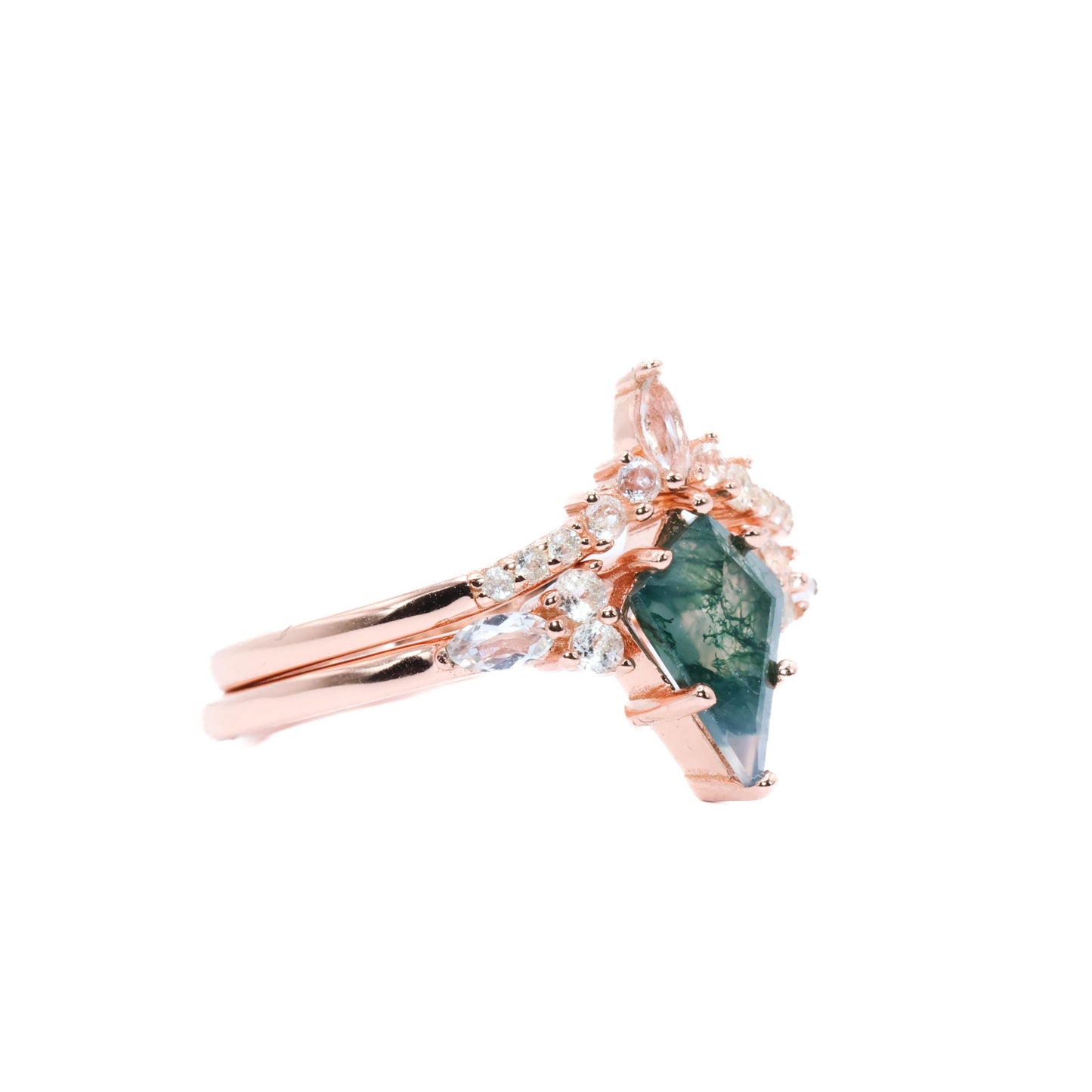 Erin - Moss Agate Ring