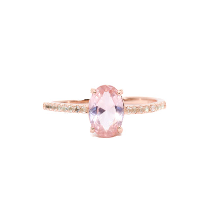 Olivia - Rose Quartz Ring