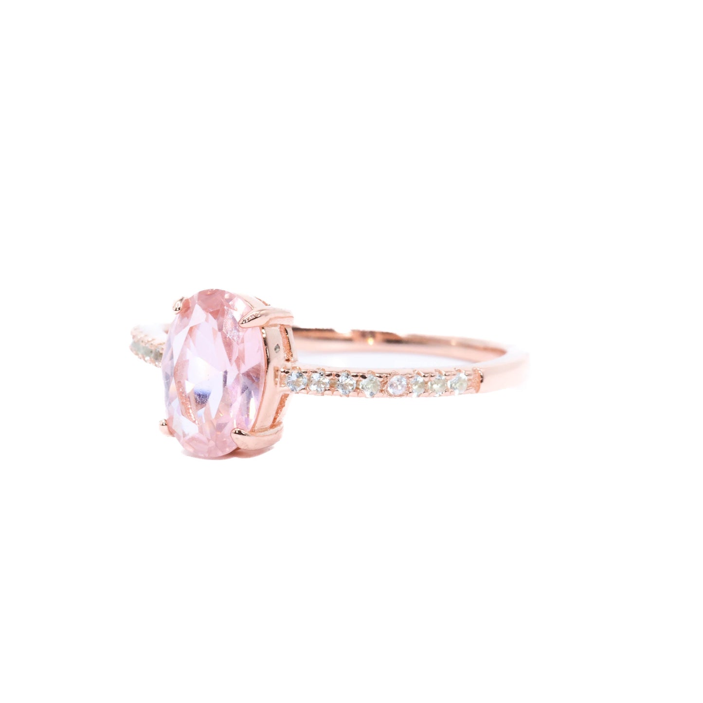 Olivia - Rose Quartz Ring