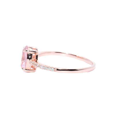 Olivia - Rose Quartz Ring