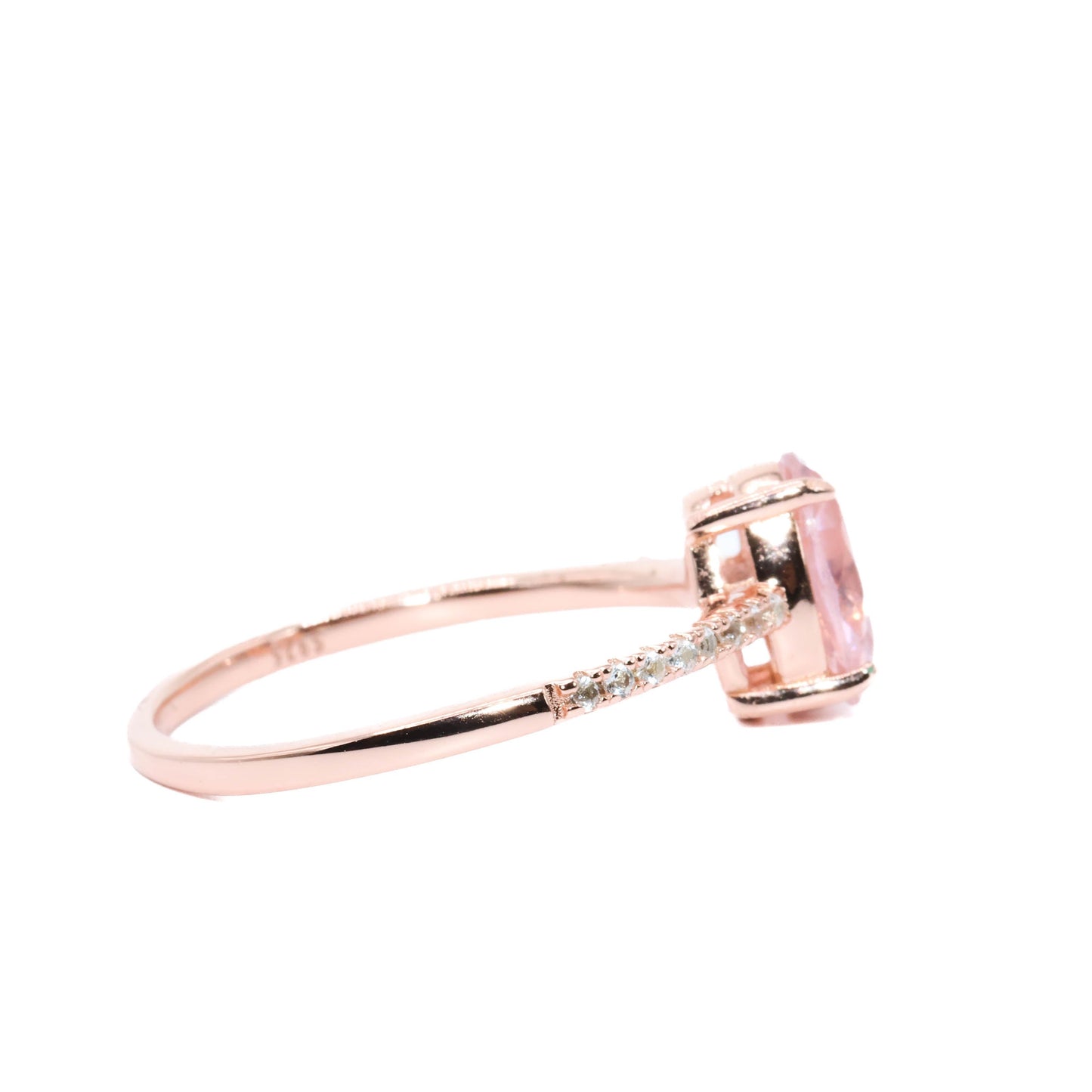 Olivia - Rose Quartz Ring