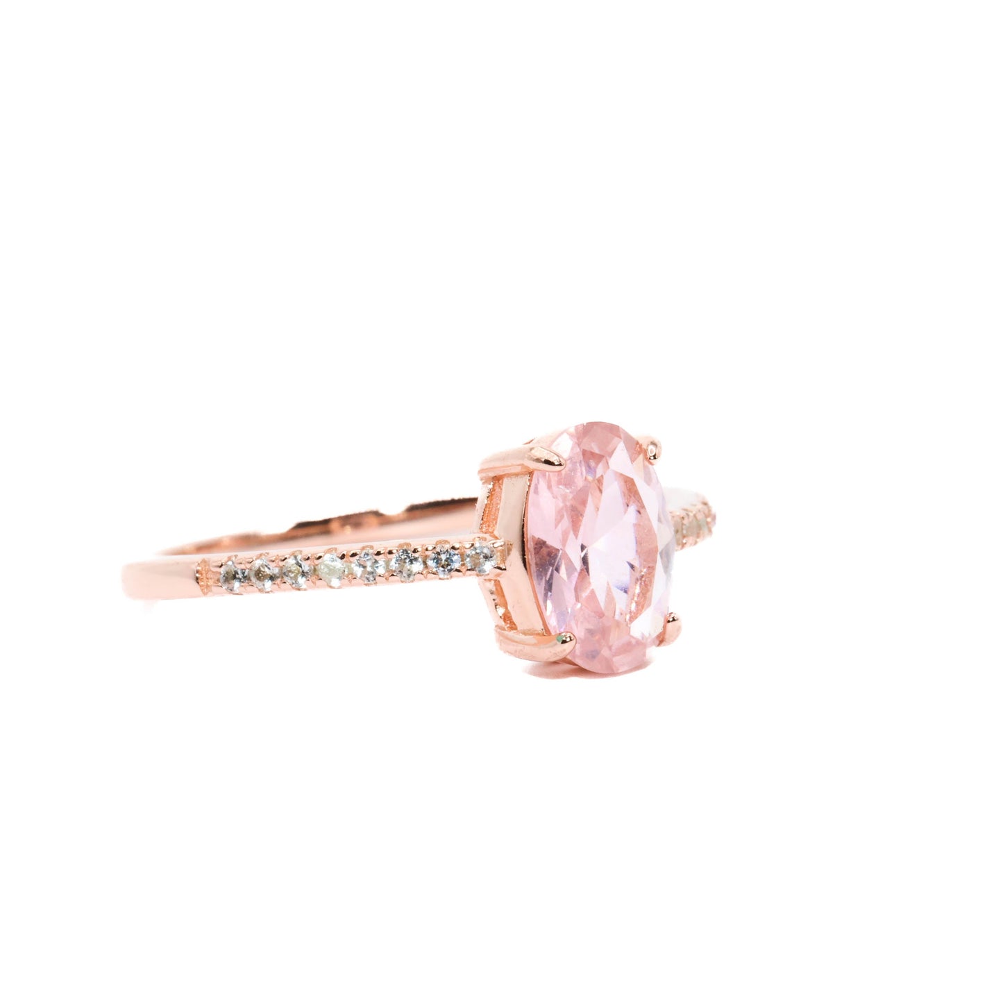 Olivia - Rose Quartz Ring